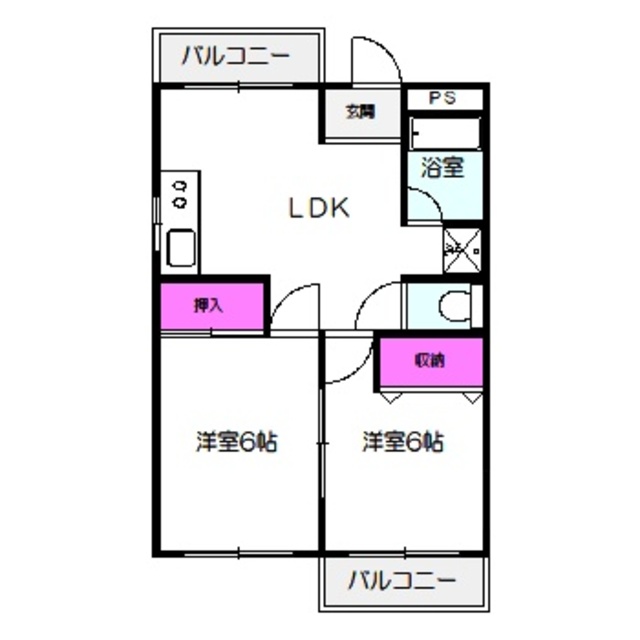 【エクセル太子橋Iの間取り】