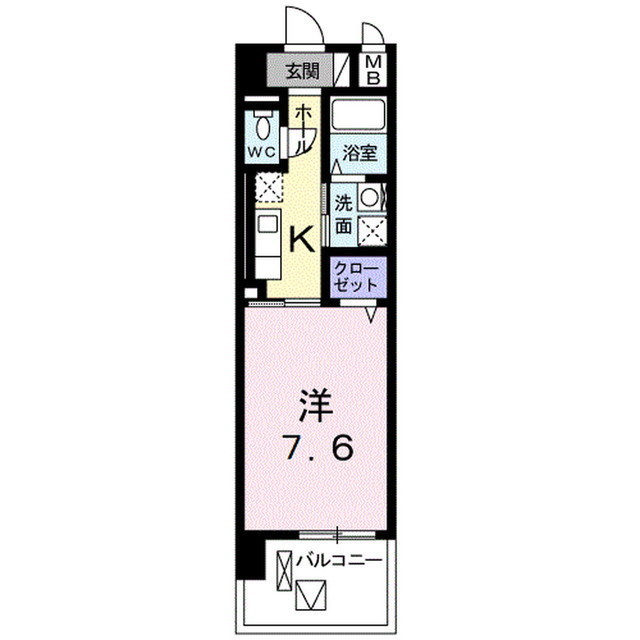 【佐久市長土呂のマンションの間取り】