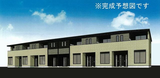 佐久市猿久保のアパートの建物外観