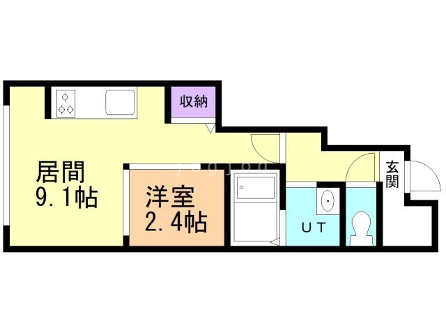 シェーンフラット富丘の間取り