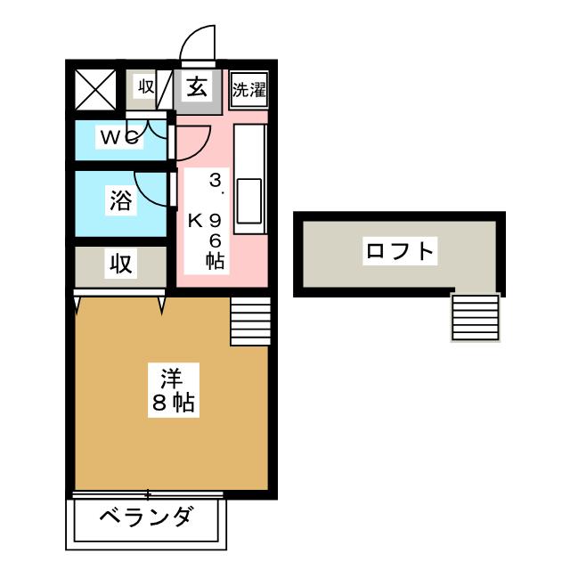 サンヴォーレ三輪の間取り