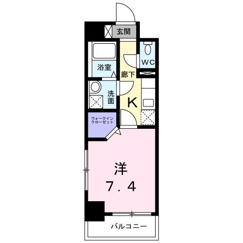 鹿児島市堀江町のマンションの間取り