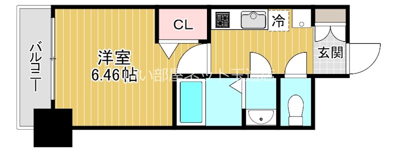 【大阪市住之江区南加賀屋のマンションの間取り】