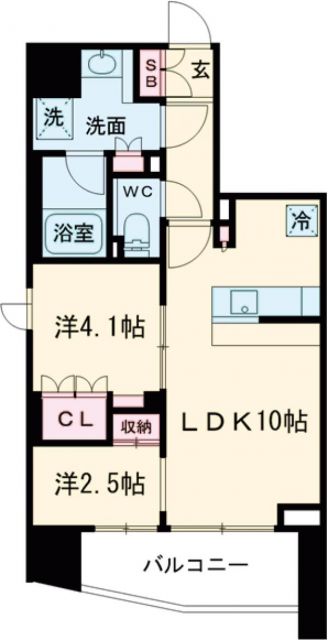 リビオメゾン東池袋の間取り