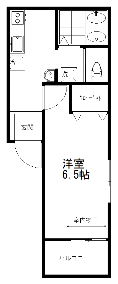 AVANCE北千住の間取り