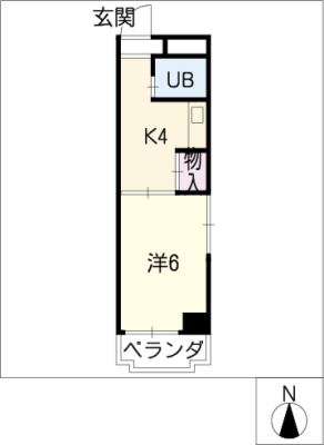 ハイツ浅井の間取り