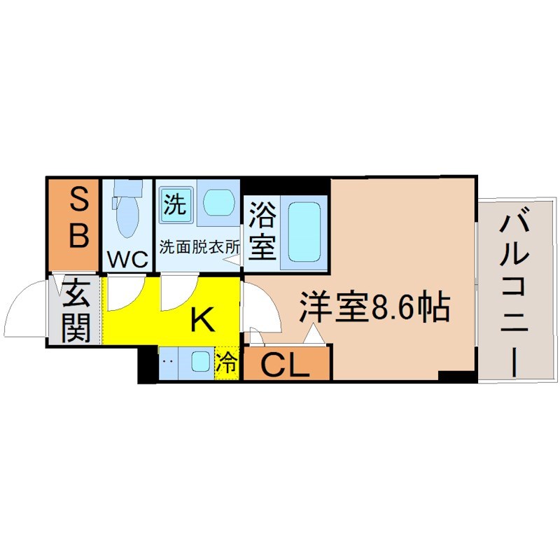 ファステート名古屋駅前アルティスの間取り