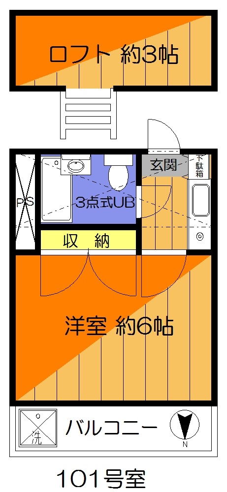 下戸田グレースハイムの間取り