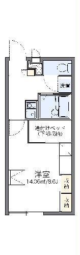 【レオパレスセジュールの間取り】