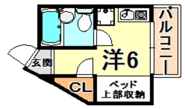 神戸市灘区寺口町のマンションの間取り