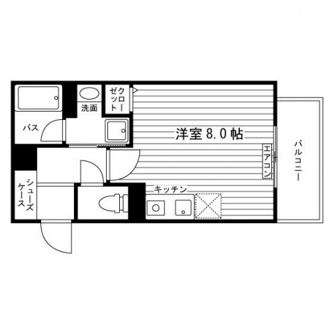 Uni E’terna 札幌N15の間取り