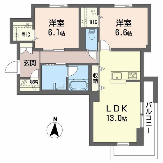 べレオ東町の間取り