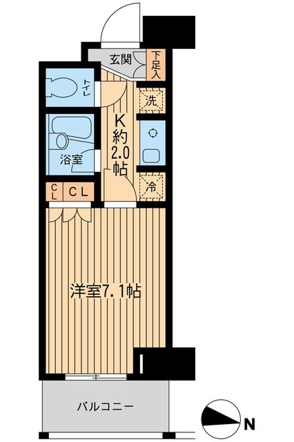 江東区塩浜のマンションの間取り