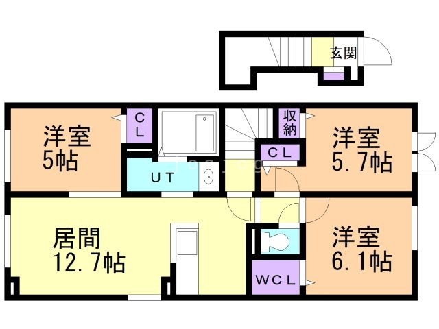 カーチスの間取り