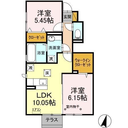 とまり木の間取り