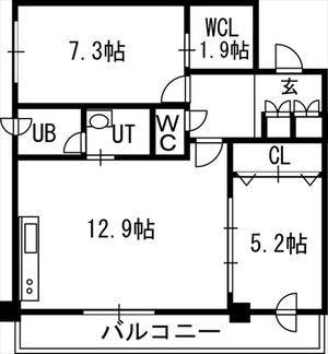 【Ｓ－ＦＯＲＴ豊平三条の間取り】