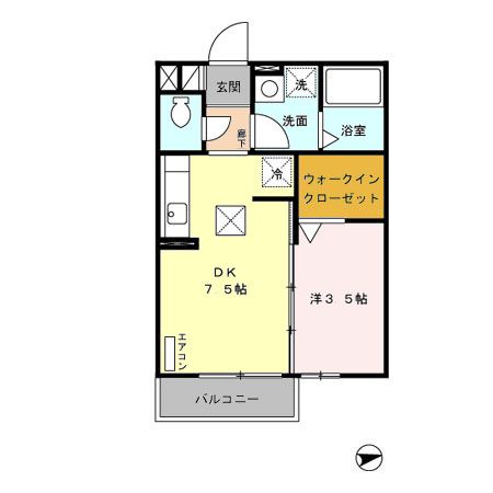 スプランドゥール　Ａの間取り