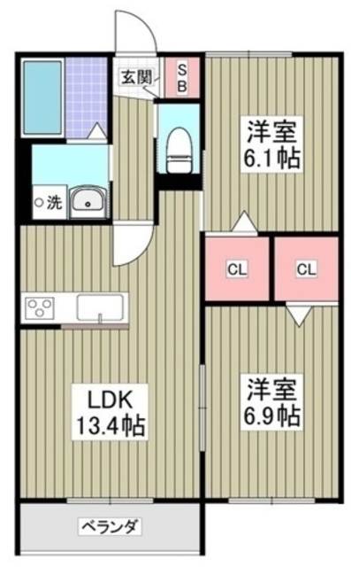 グラントレ宮城の間取り