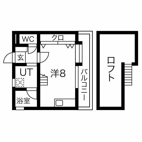 【福岡市東区和白東のアパートの間取り】