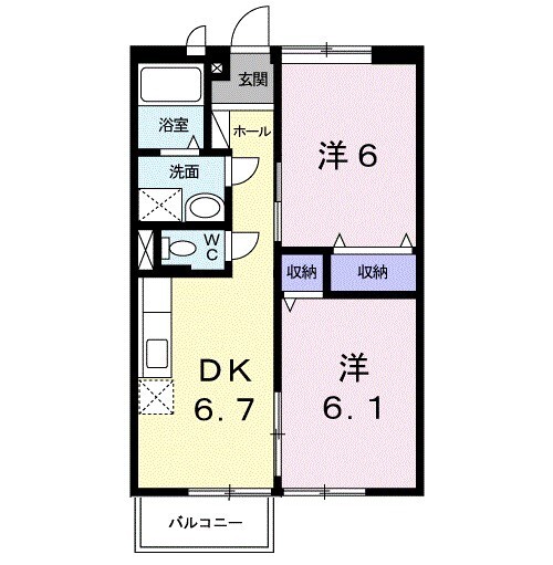 Ｐ＆ＦタキナＡの間取り