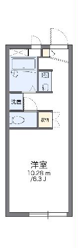 レオパレスみどり野Ａ館の間取り