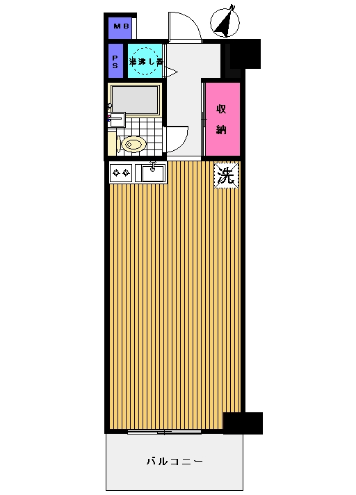 パールマンションの間取り写真