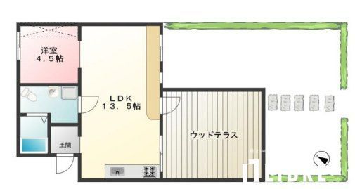 日野市多摩平のマンションの間取り