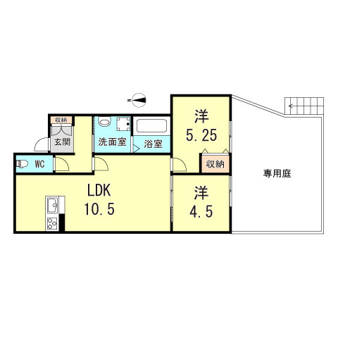 フォルモント長田の間取り