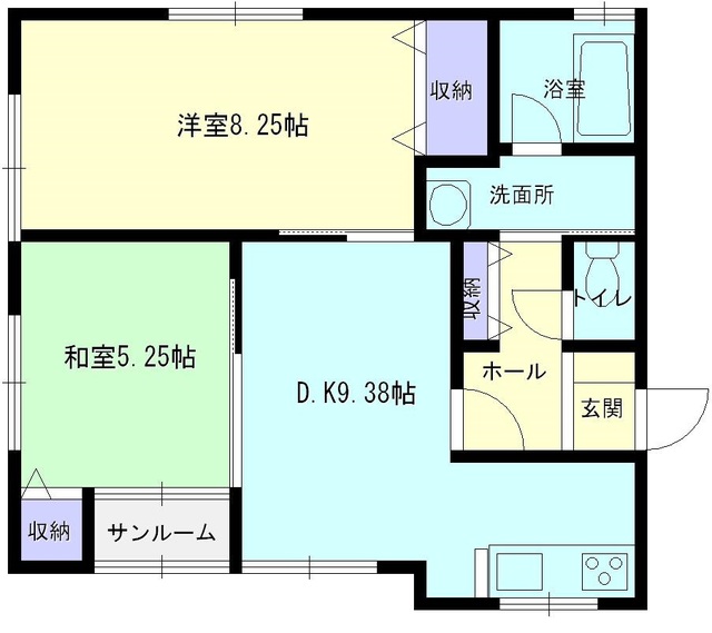 イーストパークＡ棟の間取り