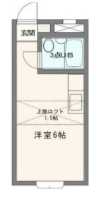 ベルピア六実第1-1の間取り