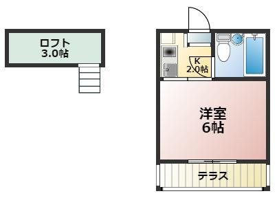 ルックハイム原木の間取り