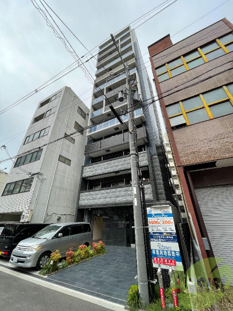 【プレサンス松屋町ヴェルデスの建物外観】