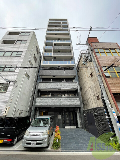 【プレサンス松屋町ヴェルデスの建物外観】