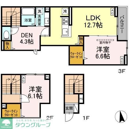 グラナーデ荒川の間取り