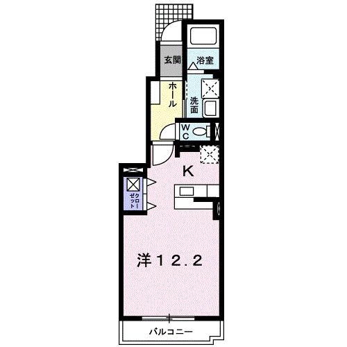 [家電付き] ビバーチェジェイウノの間取り