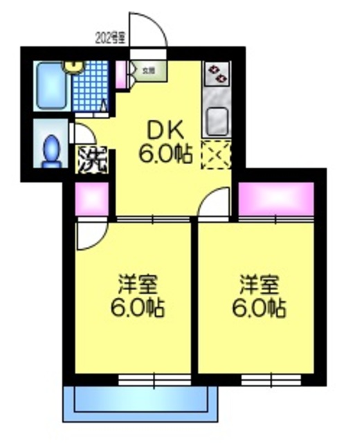 メゾン栄の間取り