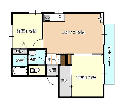 シャトレー根塚の間取り