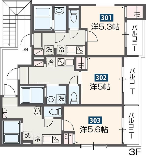 MELDIA福生の間取り