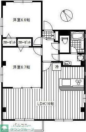 文京区大塚のマンションの間取り