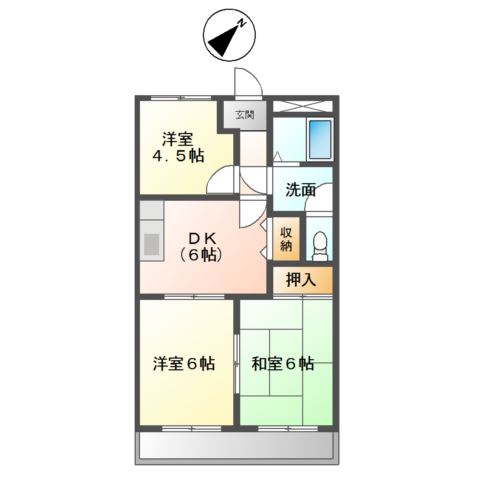 パレス東山の間取り