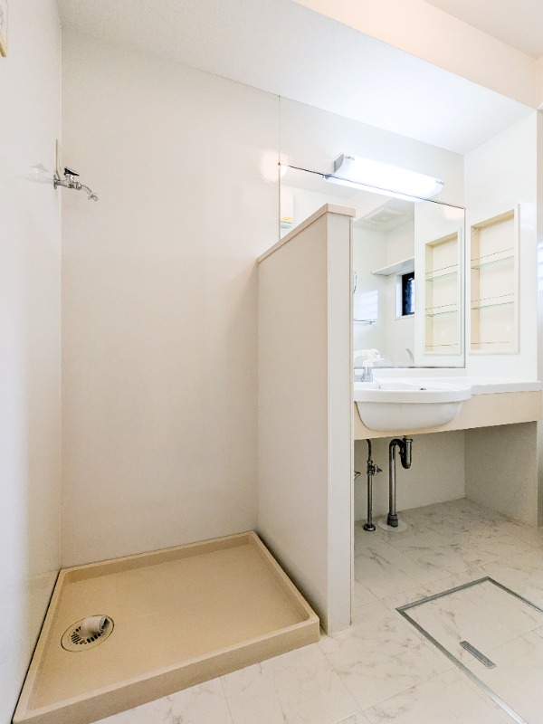 洗面設備　図面と現状に相違がある場合には現状を優先