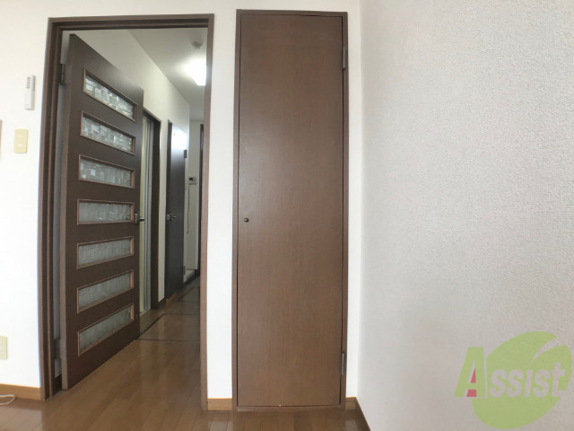 収納　クローゼットは一人暮らしには十分な大きさ。中を見たいですね。