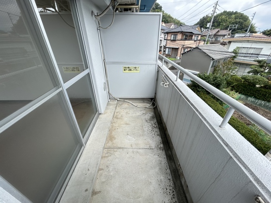 バルコニー　※別部屋の写真です