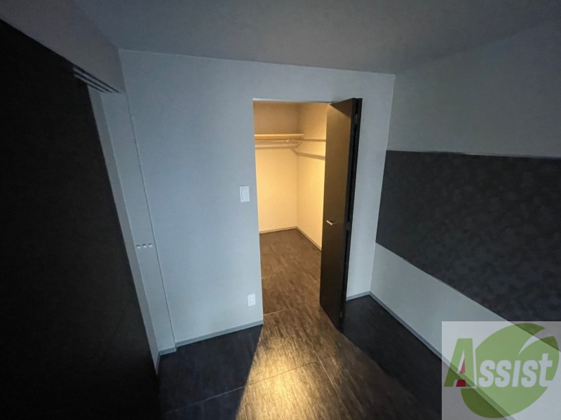 収納　クローゼット。荷物がたくさんあっても問題ないですね。