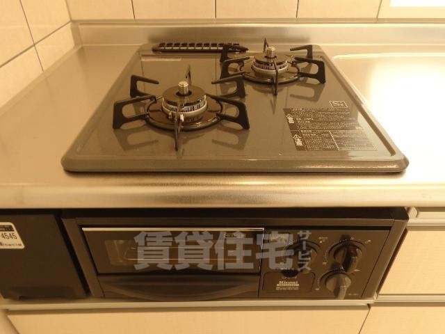 キッチン　２口ガスコンロ（イメージ）