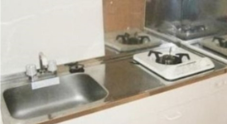 キッチン　まな板が置けるガスキッチン☆（同一仕様写真）