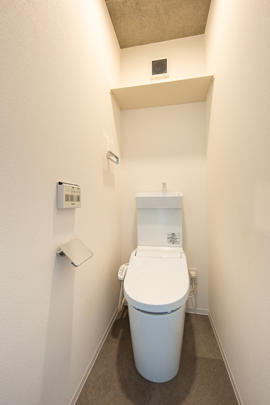 トイレ　清潔感のあるトイレ空間です。