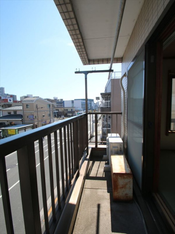 バルコニー　東南向きのバルコニー