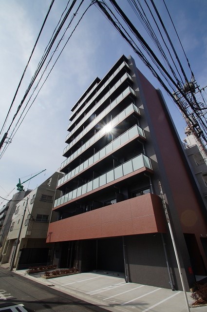 建物外観　インターネット無料の分譲賃貸マンションです。