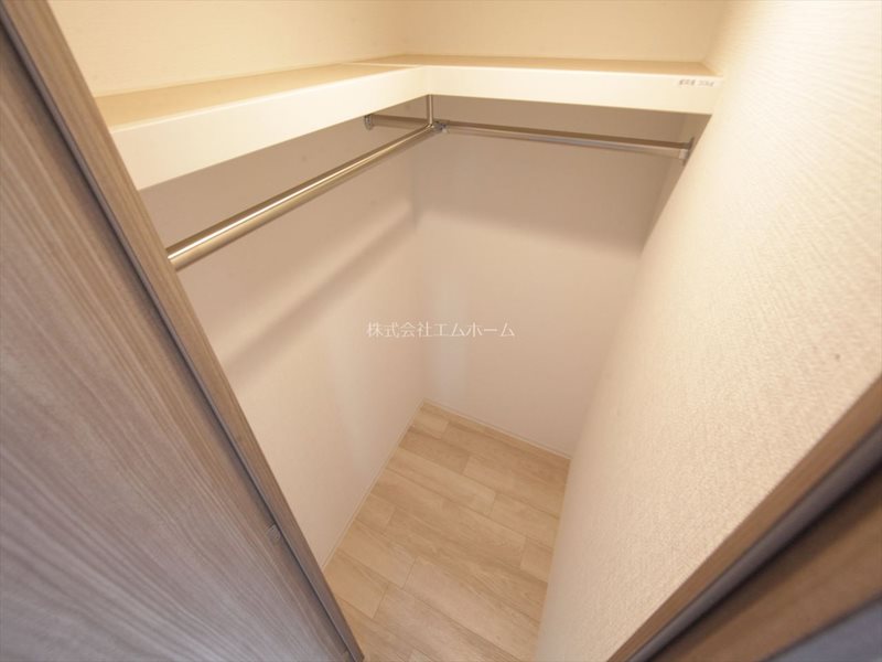 収納　クローゼット　収納充実しています